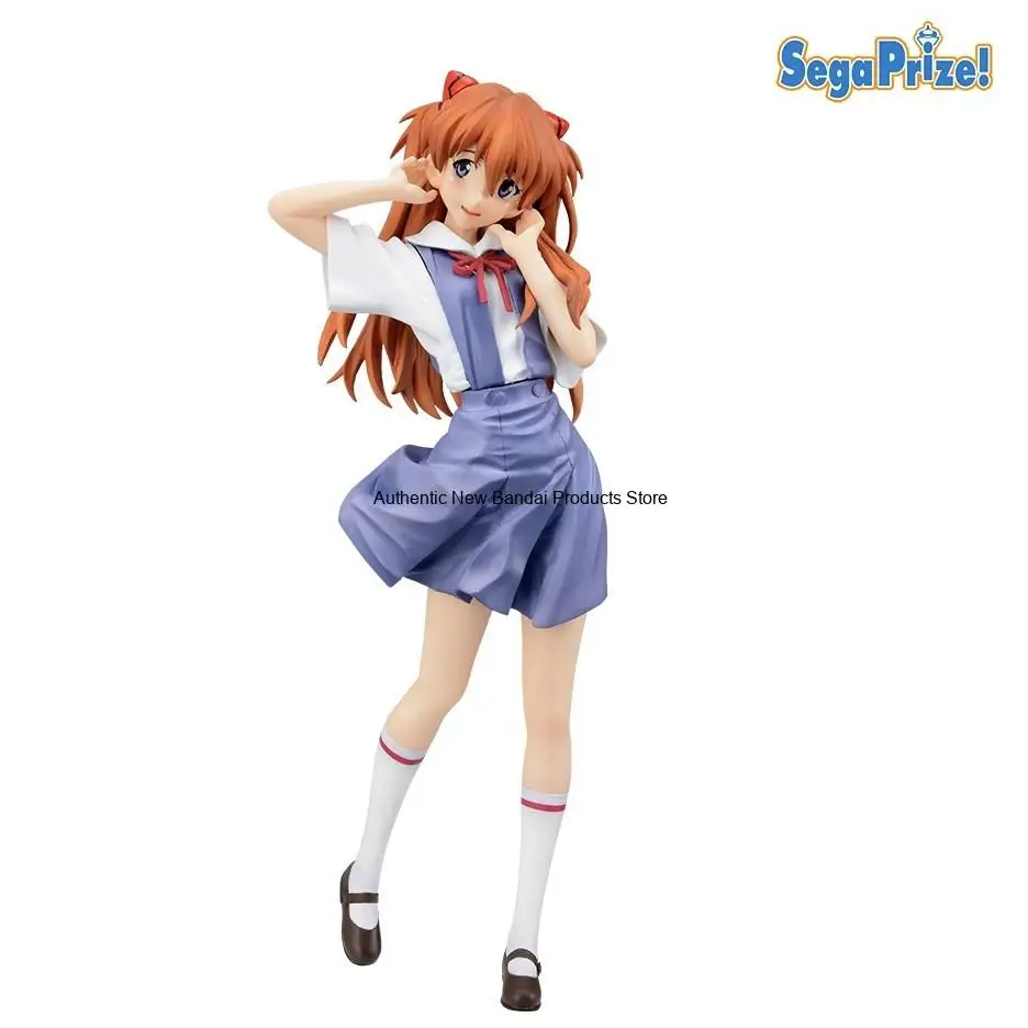 Фото Оригинальная фигурка SEGA XStellar Shin Seiki Evangelion Souryuu Аска Лэнгли, версия Seifuku Коллекционная фигурка-игрушка из ПВХ, модель куклы №3