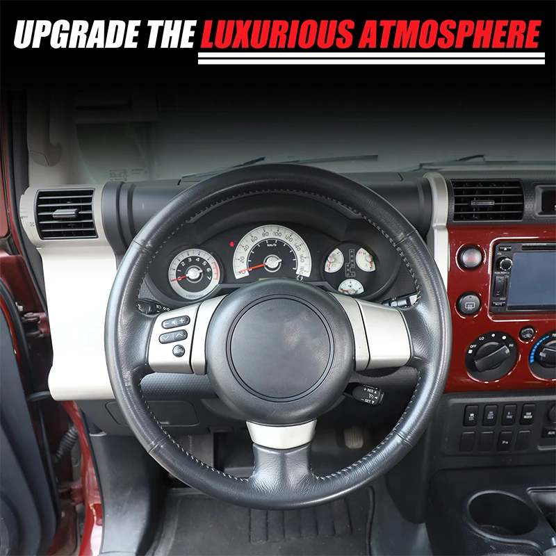 Для 07-21 Toyota FJ Cruiser обод рулевого колеса алюминиевый сплав черный комплект из 1