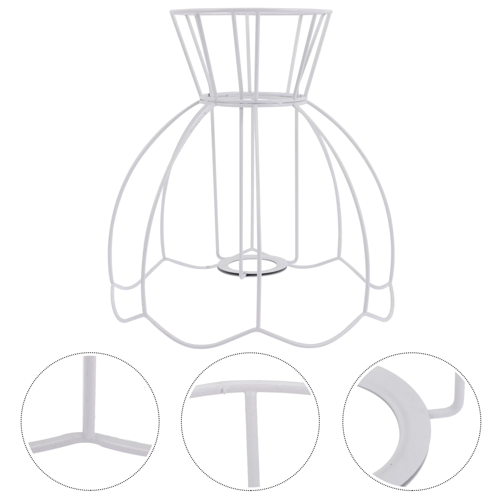 

DIY Lampshade Frame Table Lampshade Frame Bracket Floor Lights Shade Holder