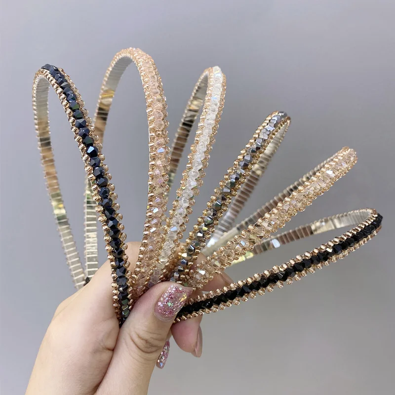 

New Fashion Women Elegant Full Pearls Hairbands Sweet Headband Hair Band Bundle Lady Hair Hoops Hair Accessories Bridal Headwear