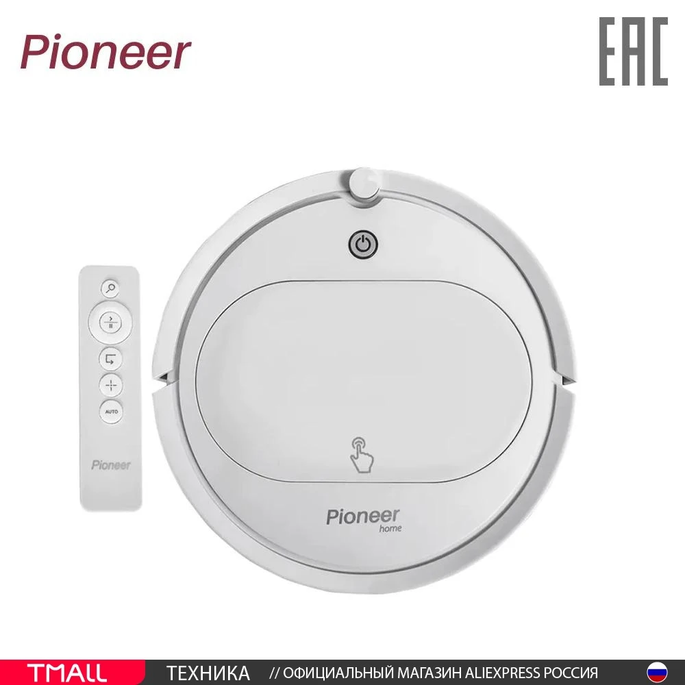 Роботы-пылесосы Pioneer VC701R, white белый 