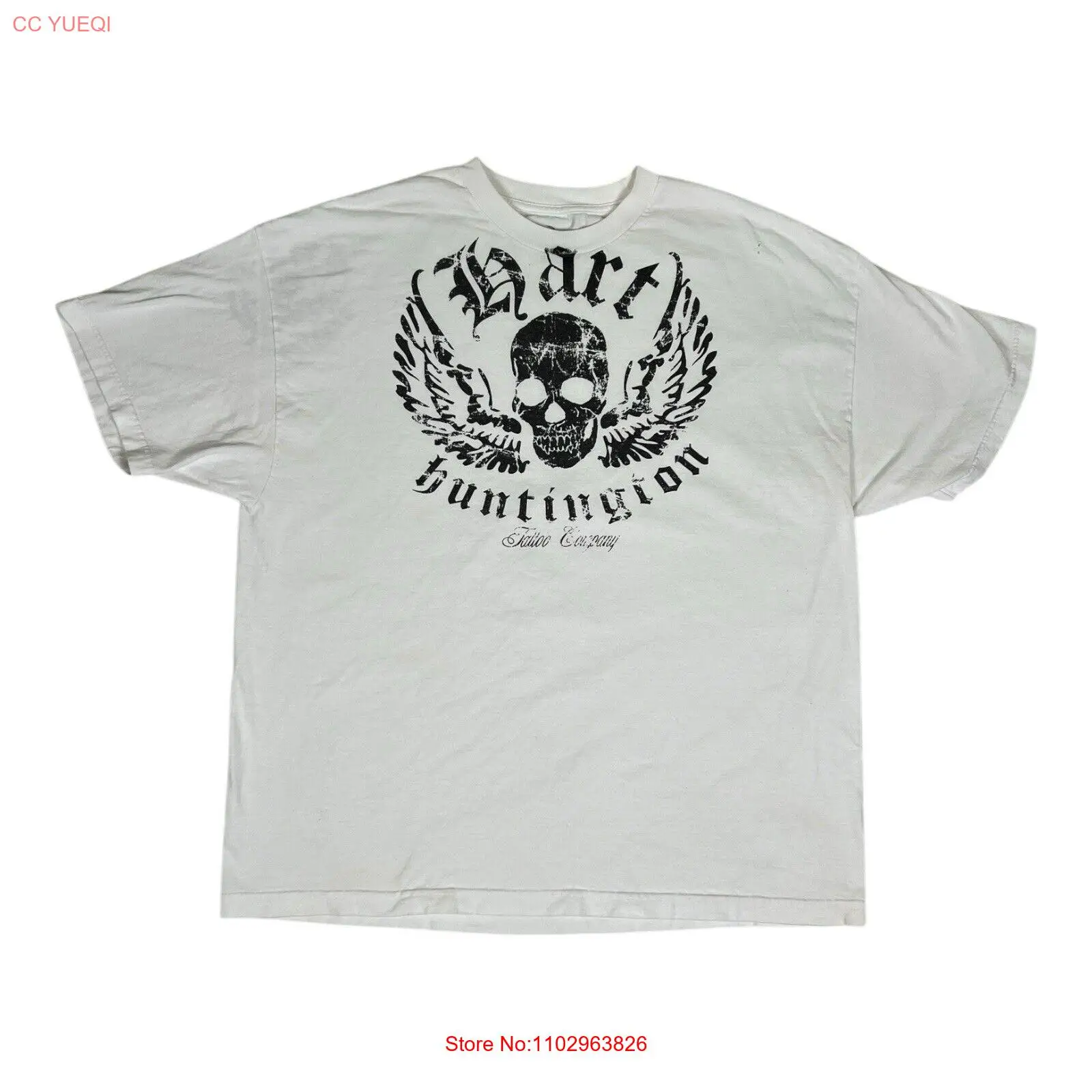 Футболка Hart and Huntington мужская 2XL Tattoo Company Skull Y2K двусторонняя