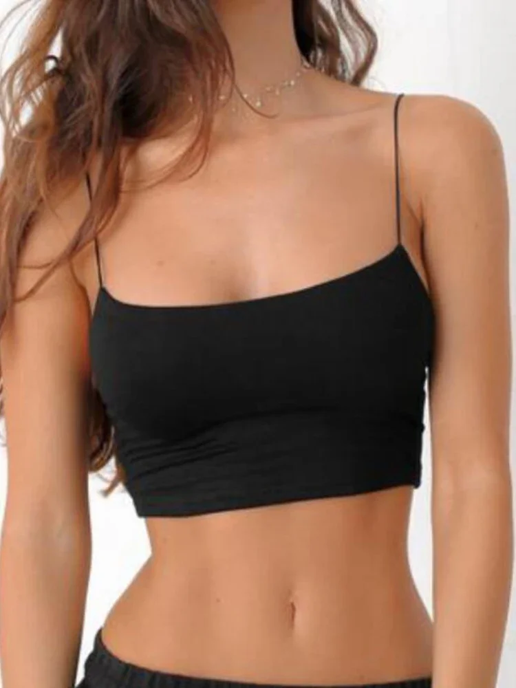 Мини-аксессуары Y2k повседневные уличные топы для женщин одежда однотонный