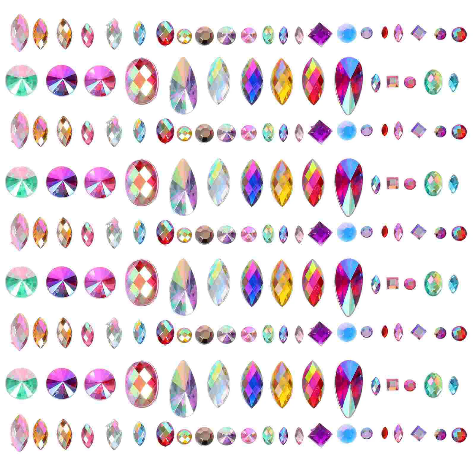 

300 Pcs Nail Accessories Eye Sticker Drill DIY Flat Back Gems Ornament Charms Decorate Craft Rhinestone Acrylic Phone Case