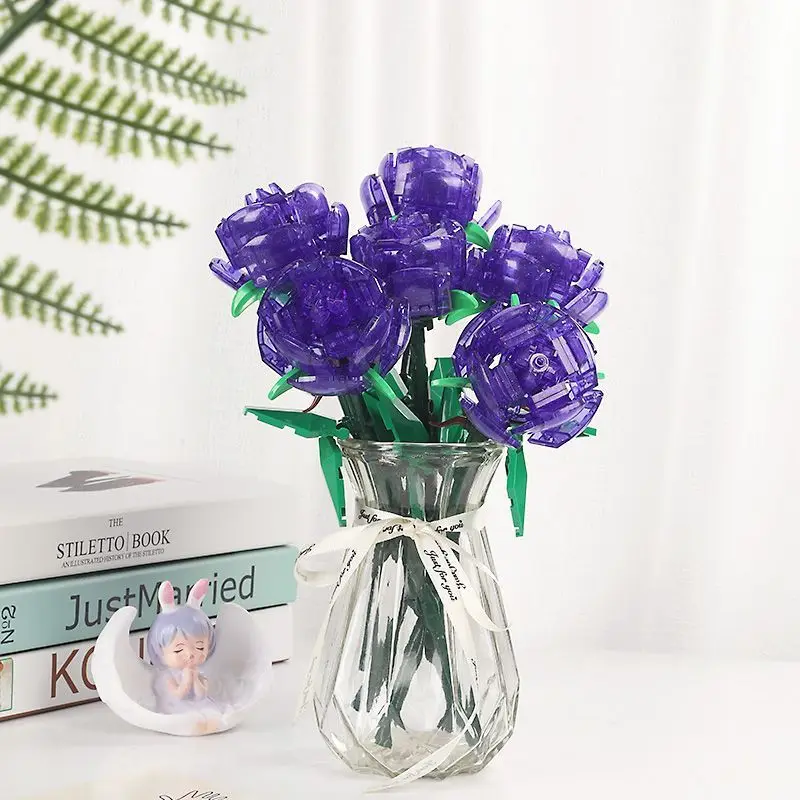 

13 шт., Детский конструктор «Роза»