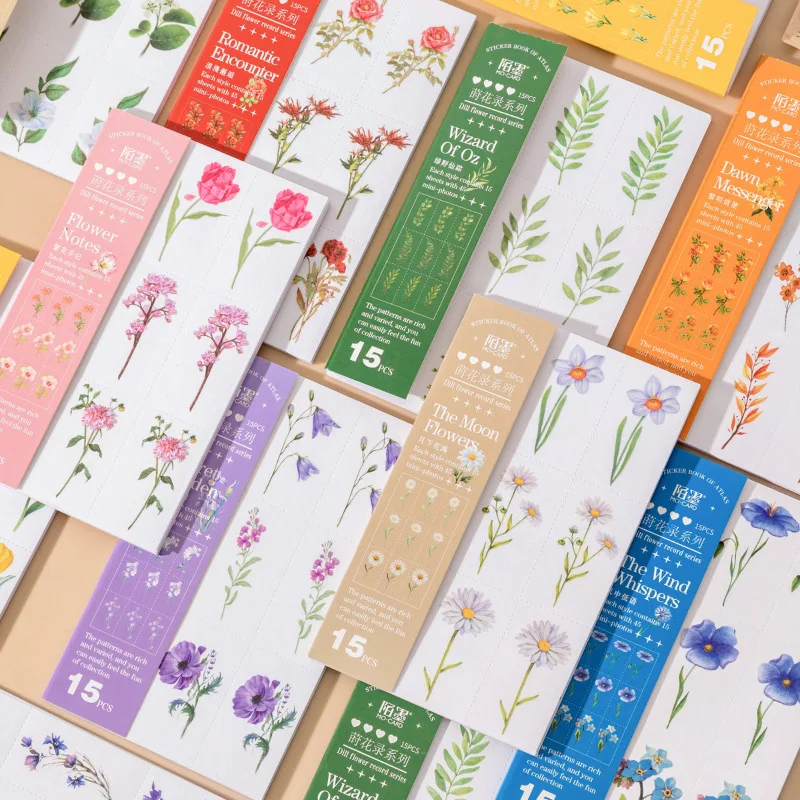 

20sets/1lot Kawaii Stationery Stickers Phuong spend record Decorative Mobile Stickers Scrapbooking