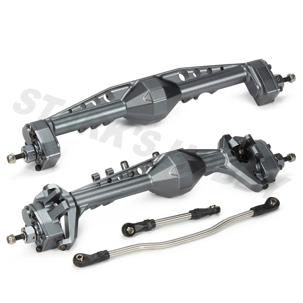 

CNC Machined Aluminum Front Offset Portal Axle for 1/10 RC Crawler Axial Capra 1.9 UTB AXI03004 LCG Chassis Cheater Rigs