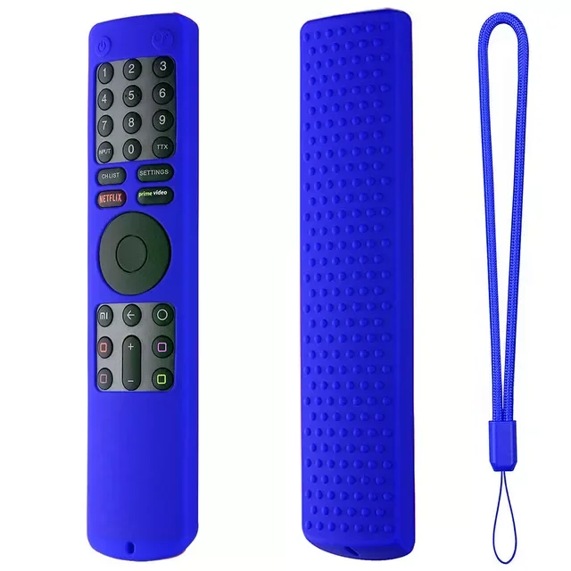 

Stick Silicone Case for 4S XMRM-010 X10 MI 4S Smart Remote Control Cover with Lanyard Anti-Lost Full Edge Protection