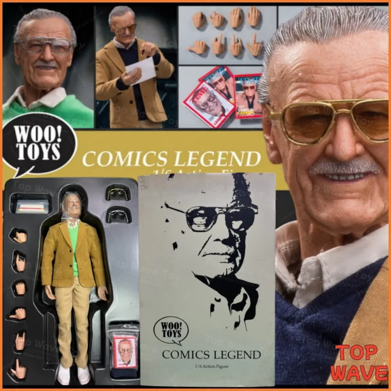 Фото Специальное предложение: Фигурка Woo Toys WO-001 1/6 Комикс-Легенда: Мужская фигурка Ли (Marvel), Детализированная модель, 12 дюймов, Полный комплект, Коллекционные игрушки №1