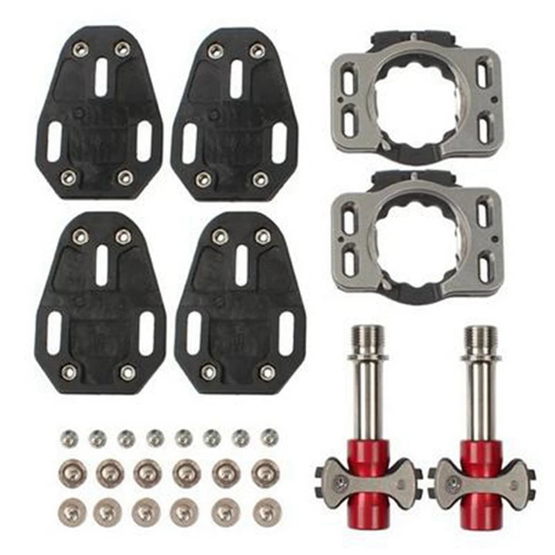 Super Light Bicycle Self-Locking Pedal 3 Sealed Bearing With Splint Combo Set For Speed Play Zero Shop Bicycle Pedal