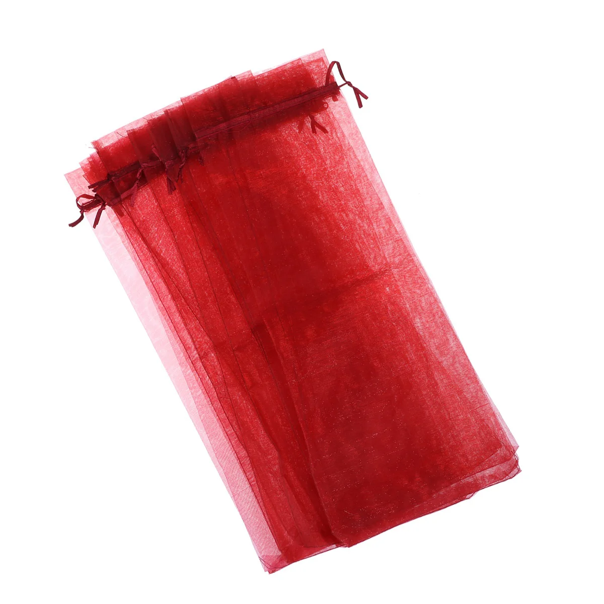 

Bottle Organza Cover Gift Mesh Christmas Drawstring Gifts Bottles Wrap Favor Champagne Cellophane Pouches Wedding Party Gold
