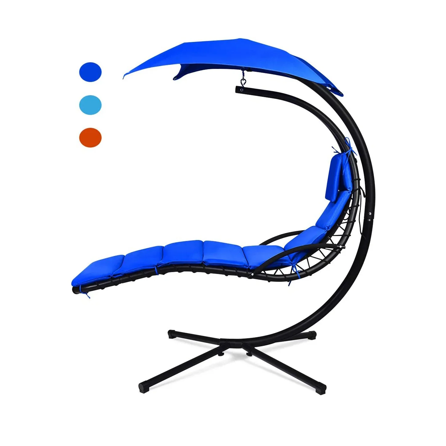 Высокостандартный современный садовый подвесной стул-качалка для патио на