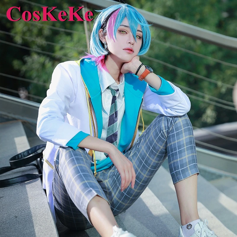 CosKeKe Kyo Kaneko Косплей Аниме Vtuber Nijisanji ILUNA Костюм Модная Униформа Мужской Полный