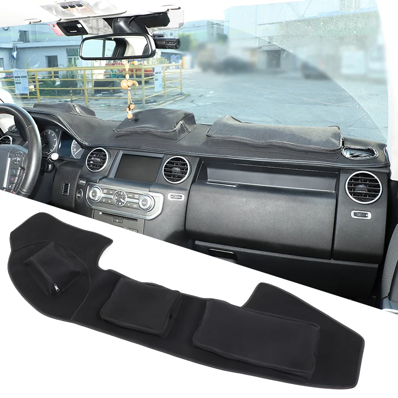 Фото Для Land Rover Discovery 4 2010-2016 приборная панель для хранения солнцезащитный коврик изоляционный коврик органайзер для приборной панели автоаксессуары №4