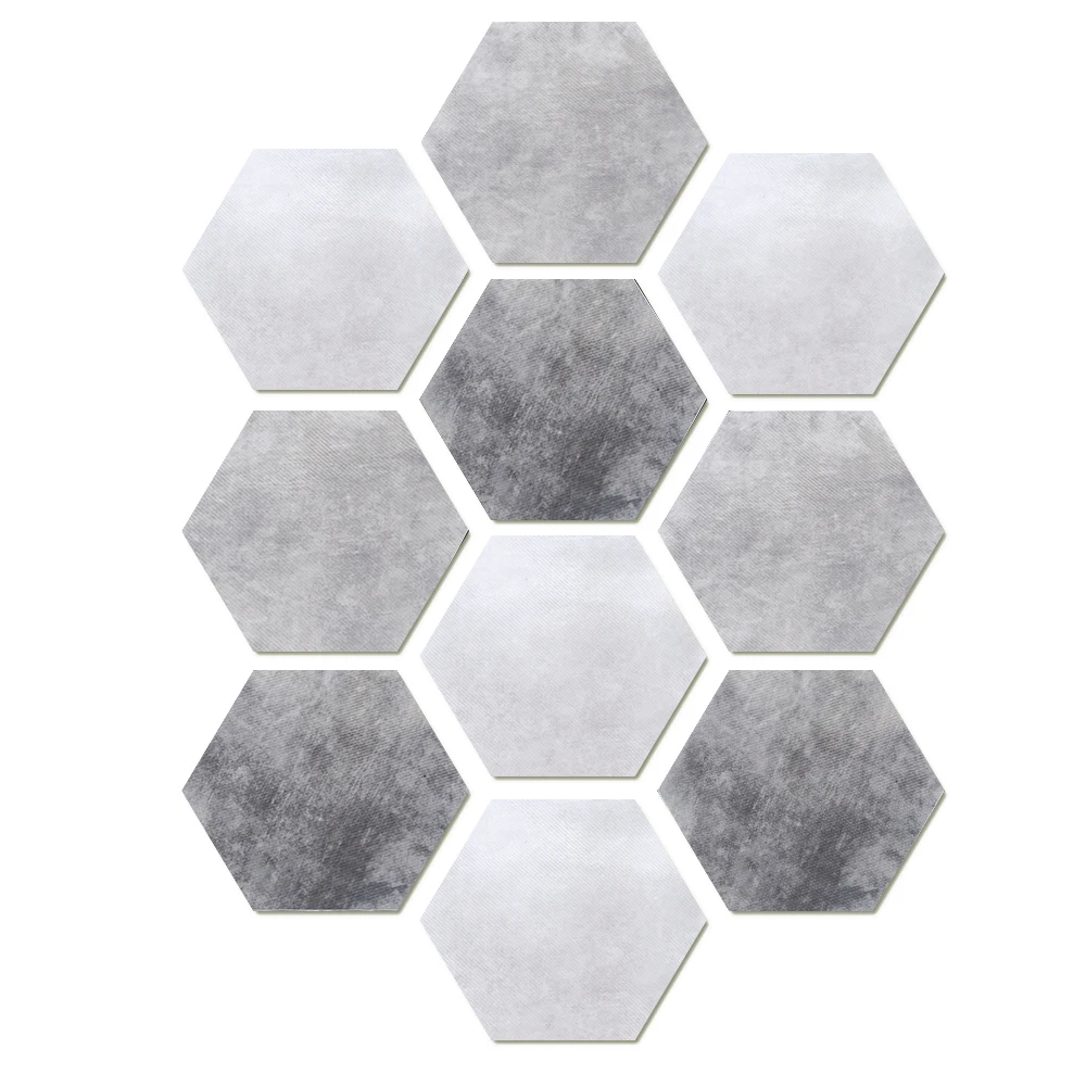 

2022 Tile Sticker - 10Pcs Waterproof Bathroom Hexagonal Wall Sticker Waterproof and Wearable Floor Sticker