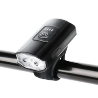 t6 bicycle headlight usb charging smart electric display outdoor waterproof bicycle light