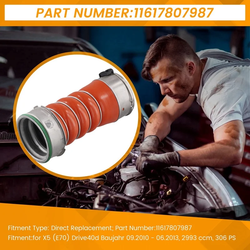 Воздухозаборный шланг 11617807987 для BMW X5 E70 LCI F15 X6 E71 F16