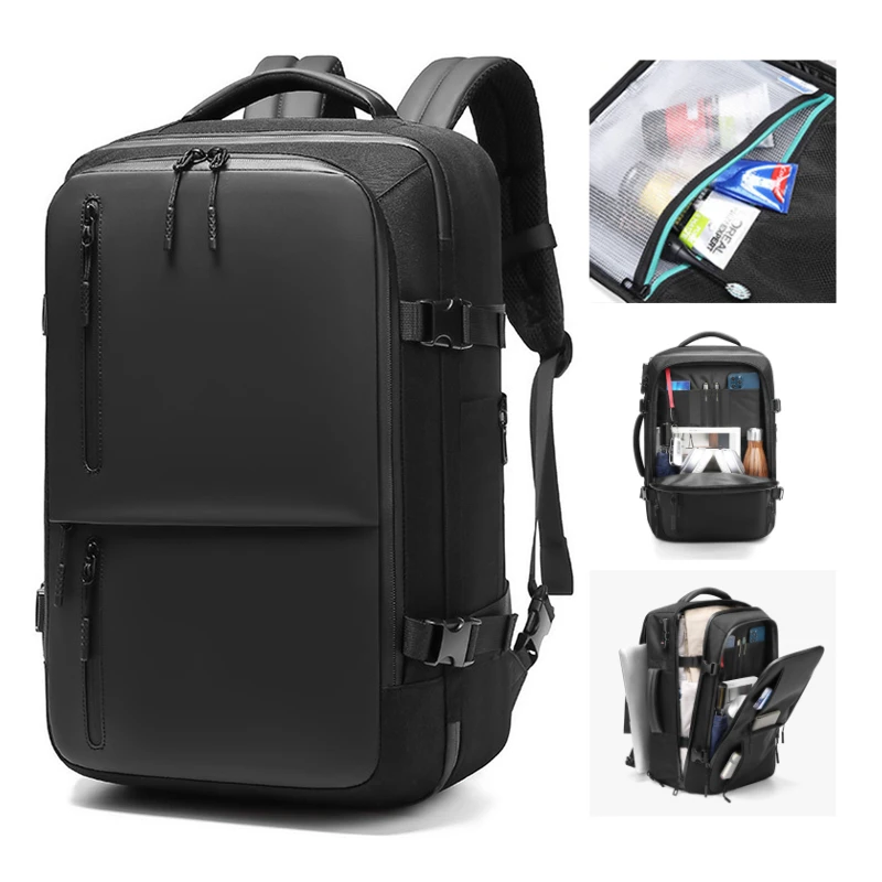 SUUTOOP Men's 15.6 Inch Laptop Backpack Business Notebook Backpack Waterproof Travel Rucksack School Bag For Male Female Women