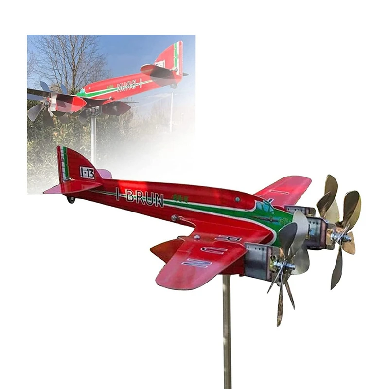 

Piper J3 Cub Airplane Weathervane Handmade Airplane Wind Spinner For The Yard Garden