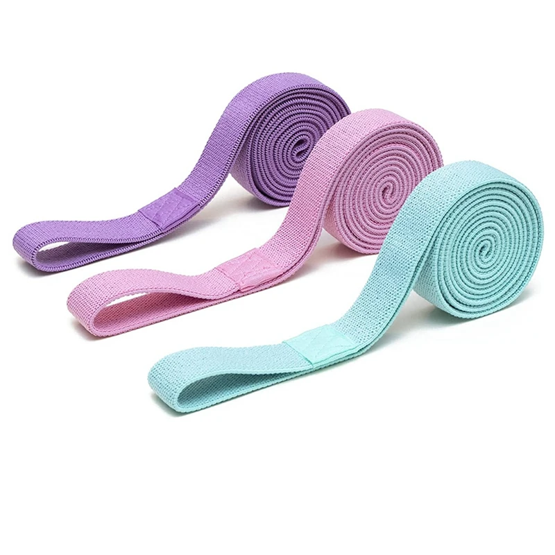 

3 Piece Fitness Resistance Bands Long Resistance Bands Non-Slip Pull Up Exercise Elastic Bands 3 Resistance Levels