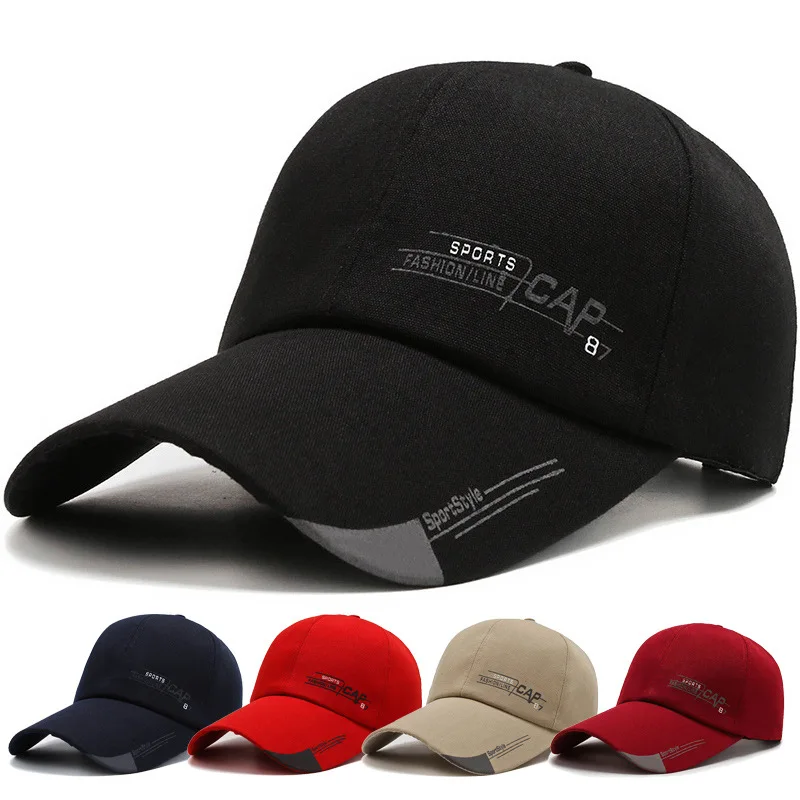 

High Quality Fishing Clothes Cap Long Brim Baseball Cap Sun Visor Hat Waterproof Sport Duck Tongue Sun Hat Men Fashion Hat