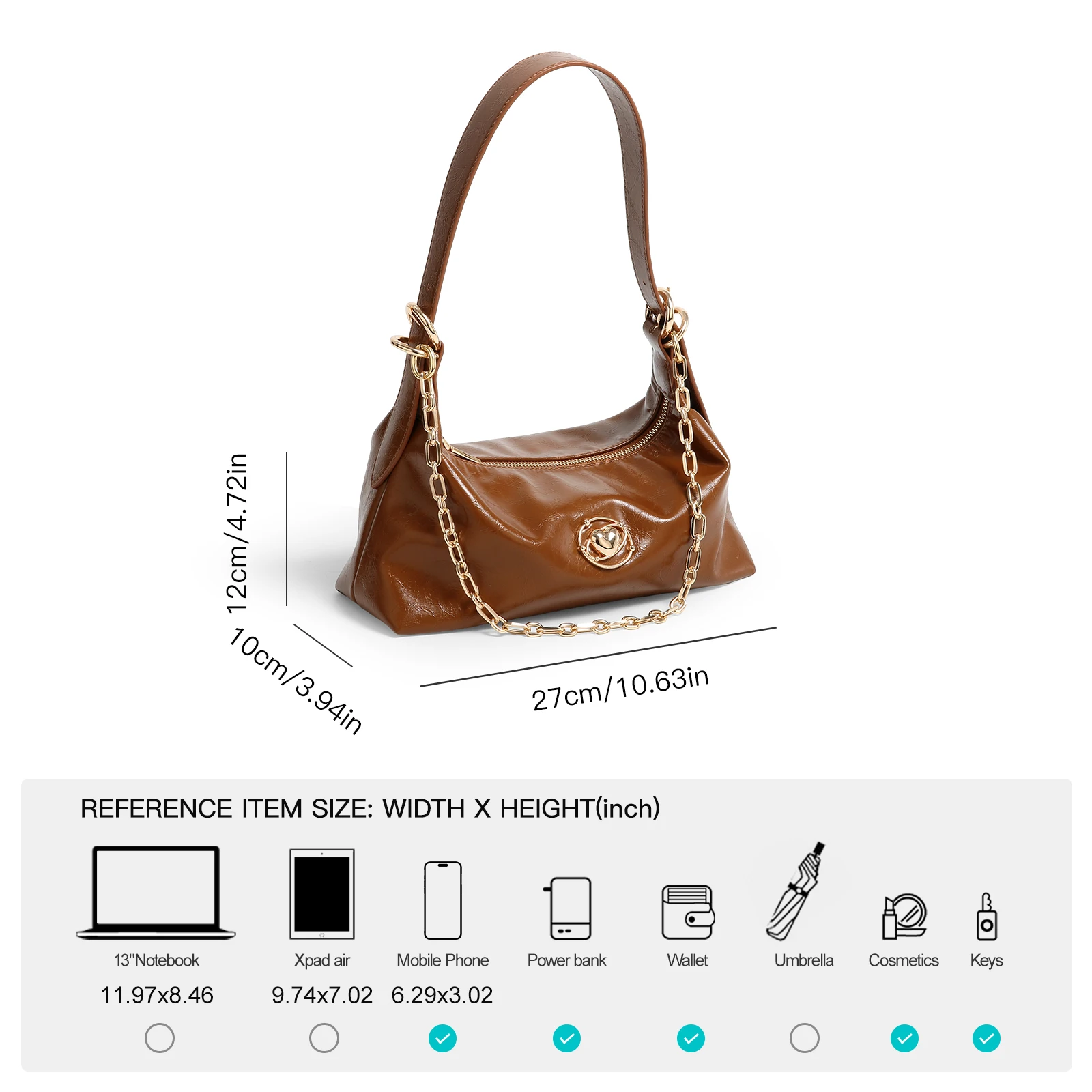 elska torba na ramię dla kobiet damska niszowa oryginalna konstrukcja srebrna kula w kształcie serca pod pachami poduszkę pojedyncza typu