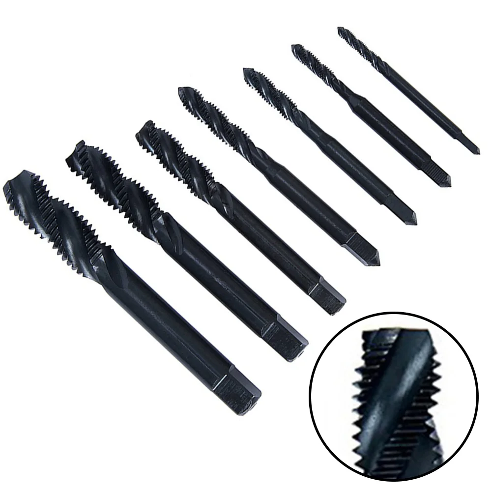 

1pc HSS Machine Thread Metric Plug Tap Drill Bits M3 M4 M5 M6 M8 M10 M12 Nitriding Spiral Metric Plug Tap Thread Tap Hand Tools