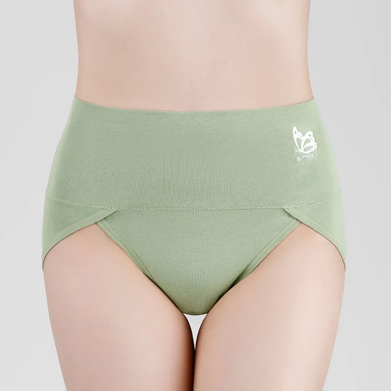 Хлопковые трусики с высокой талией и бабочкой женское нижнее белье женские трусы