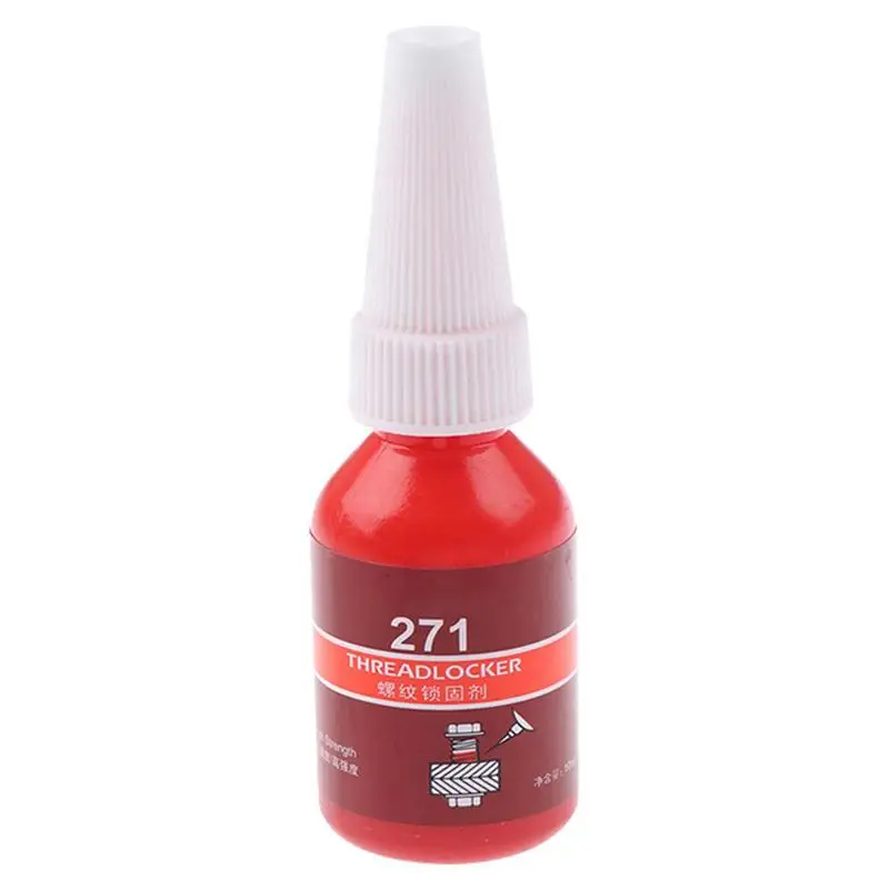 

Threadlocker Gel High Strength Threadlocker Anaerobic Curing Metal Glue For Sealing Metal Bolts Nuts Anti-Rust 10ml Screw Glue