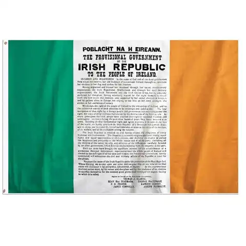 Флаг провозглашения Ирландии 1916 года для украшения