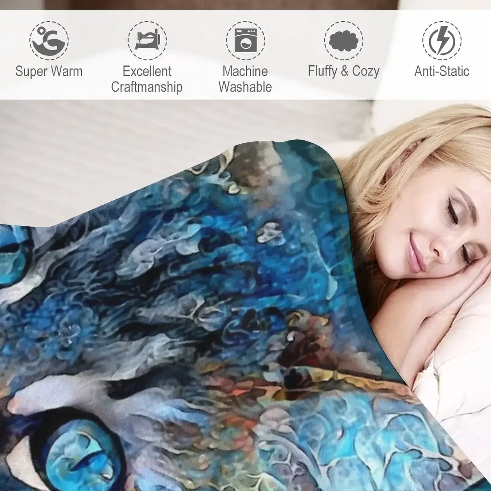 Rutger кот чат котенок картины Lea Rche Плед Покрывала Beautifuls Одеяла