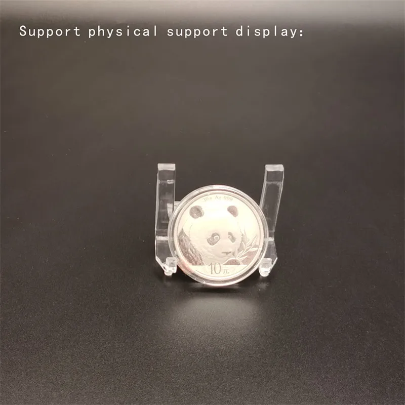 Полка для монет в виде капсулы подставка коробка идентификации бронзовая медаль