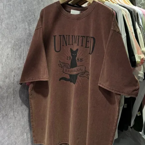 Женские летние футболки мferlier 5XL  полиэстер мультяшный принт