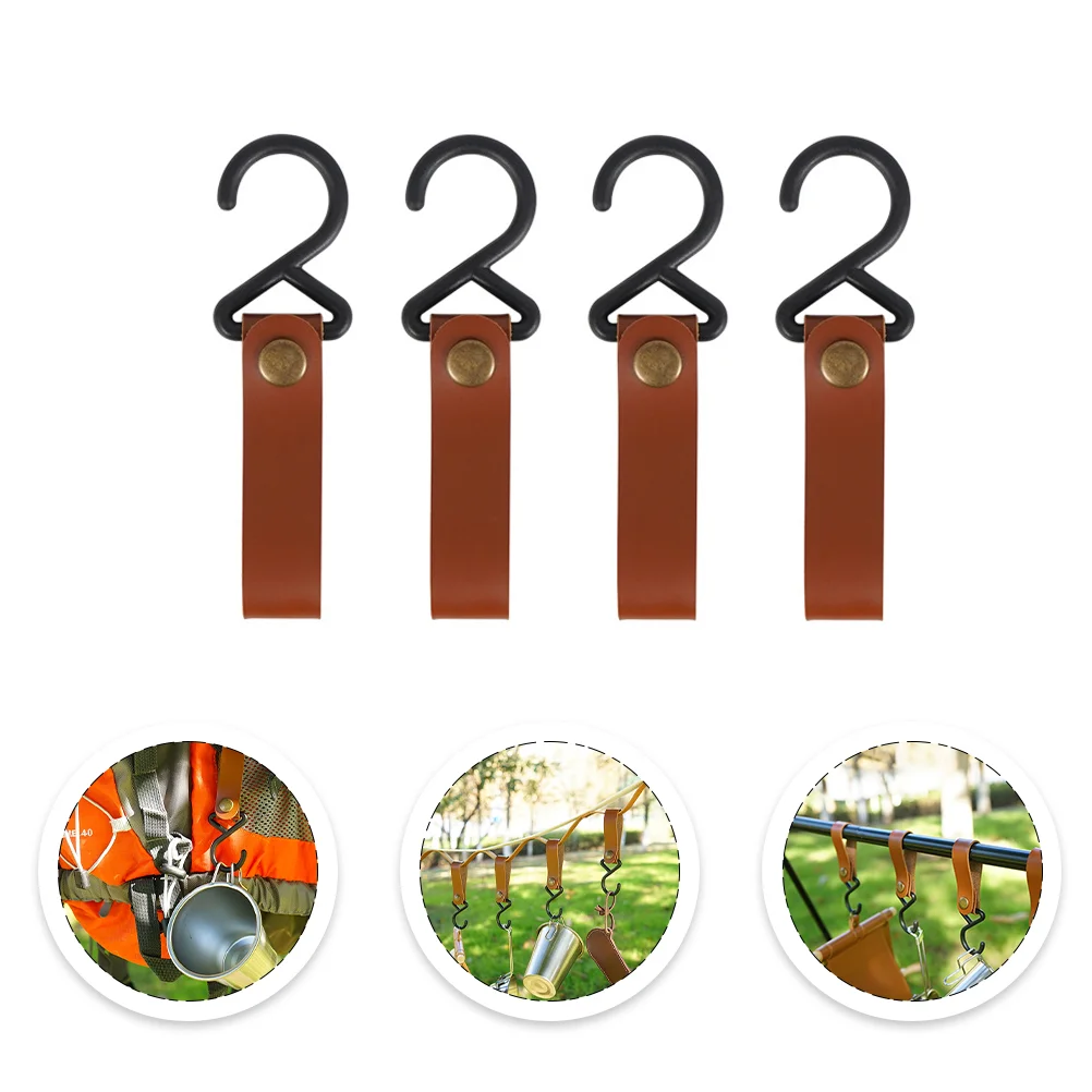 

Camping Campsite Lanyard Storage Gear Rope Hanger Hook Strap Hooks Cookware Clothes Caming Hanging Buckle Organizer Caravan