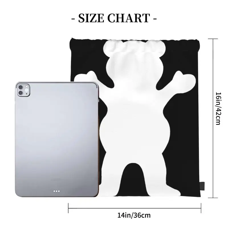 Королевские Сумки на шнурке с медведем сумка для спортзала школьные рюкзаки в