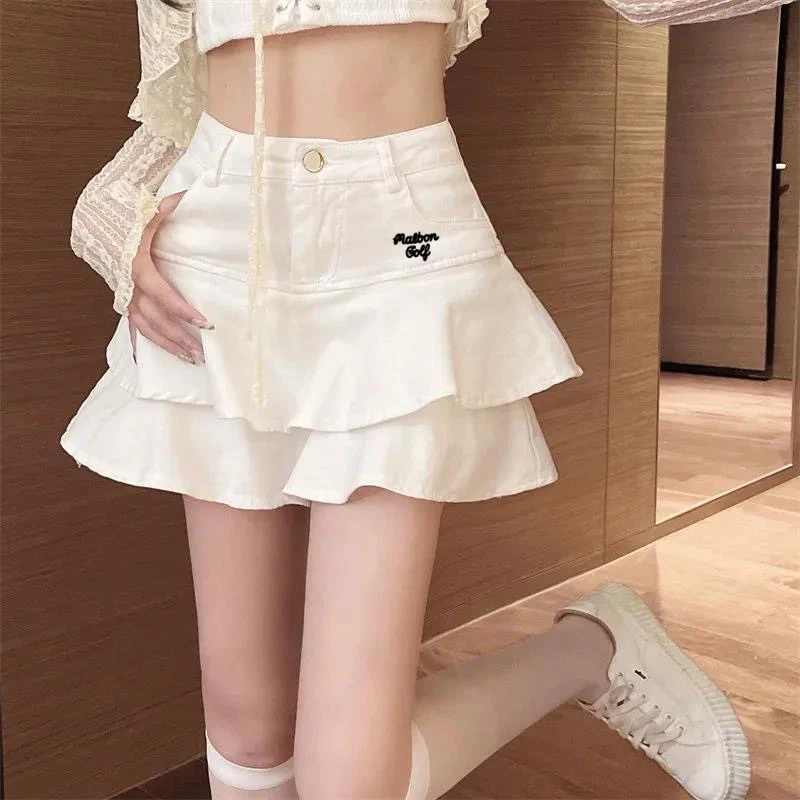 

Golf Pleated Skirt Shorts Golf Skirt Women's Golf Clothing 2023 Spring and Summer Golf Clothing Women's New Tennis Skirt Mini Sk