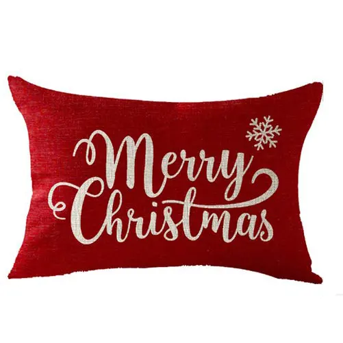 

Цвет жизни, Рождество, благословение, Санта-Снеговик, наволочка для зимнего праздника, декоративная наволочка для дивана на талии 30X50 см
