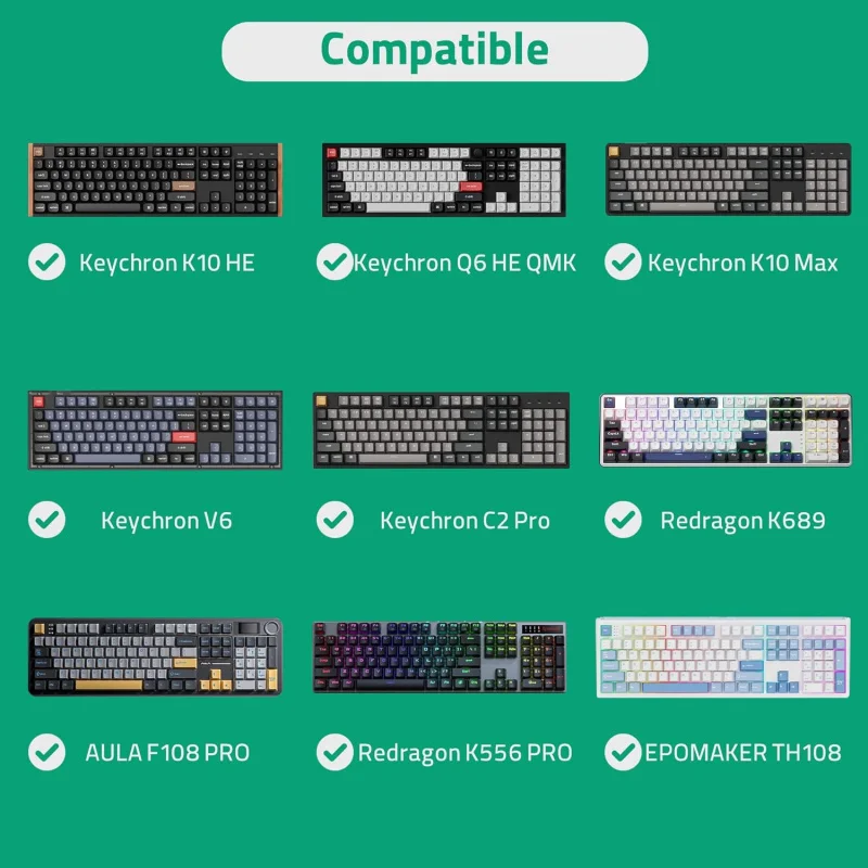 Фото Жесткий чехол для клавиатуры Geekria, совместимый с Keychron K10 HE Redragon K668 Aula F108 PRO, сумка для переноски клавиатуры на 104 клавиши №4