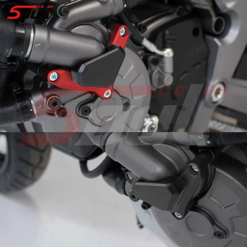 

For Ducati Monster 821 Monster 1200 S Multistrada 950/1200/1260 Motorcycle Water Pump Protective Slider Guard Cover