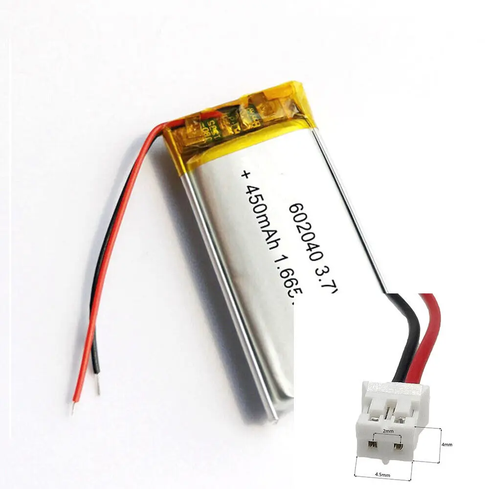 Перезаряжаемый литий-полимерный ионный аккумулятор 3 7 в 450 ма/ч 602040 для планшета