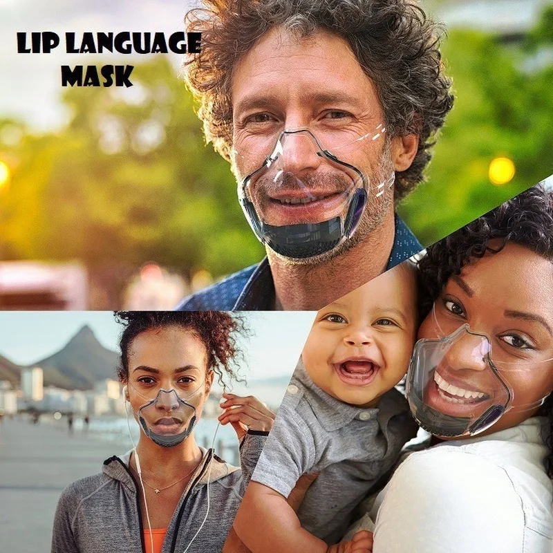 

Mini Face-mask Comfortable Transparent Pet Visual Face-mask Mascarillas Halloween Cosplay Mask Masque Mascaras