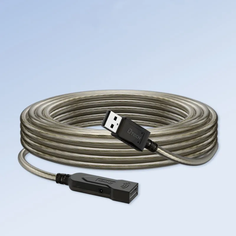 Фото DTECH DT-5042 (2-й) USB2.0 «папа» — «мама» USB, удлинительный кабель на большие расстояния длиной 25 м №5