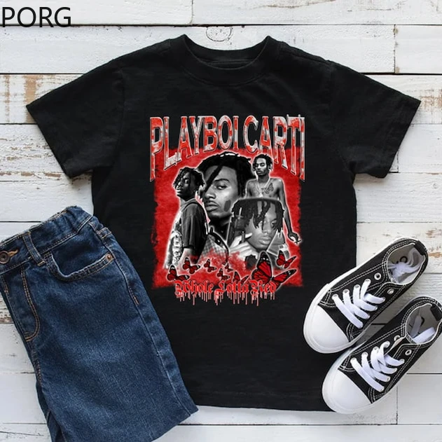 

Футболка Playboi Carti, футболка Playboi Carti, футболка Playboi Carti с подсветкой альбома, футболка Playboi Carti, рубашка в стиле хип-хоп, рэп