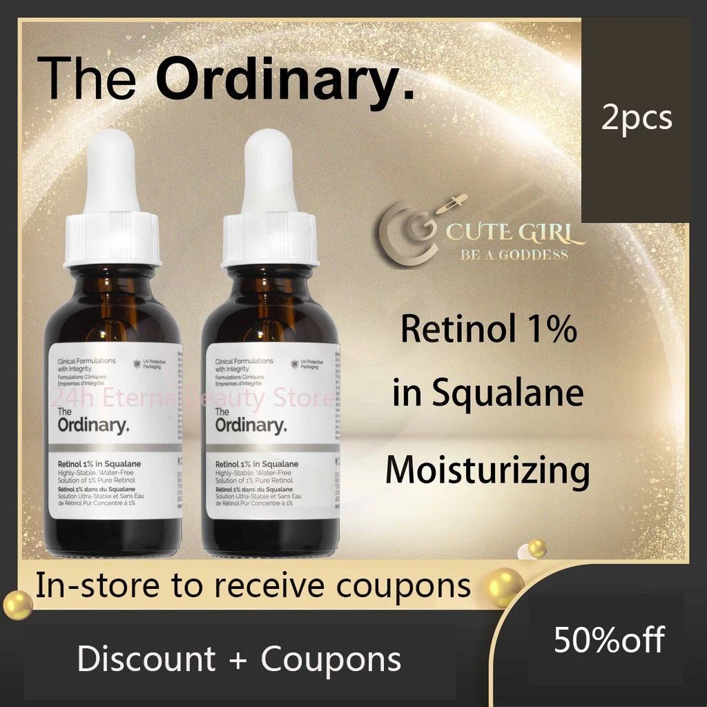 

Retinol 1% In Squalane Highly-Free Solution 30ml Make Up Ordinary Pores Anti-Aging Vitamin A Base Serum Foundation Cosmetics