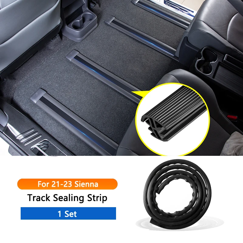 

QHCP уплотнительная лента для автомобильного сиденья, уплотнительная лента для скольжения сиденья, накладка для Toyota Sienna Granvia 2021-2024, водонепроницаемый пылезащитный аксессуар
