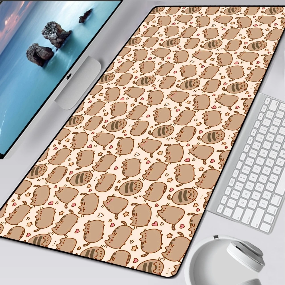 

Cat Mouse Pad Gamer HD XXL New keyboard pad Desk Mats Laptop Natural Rubber Gamer Soft Anti-slip Mice Pad