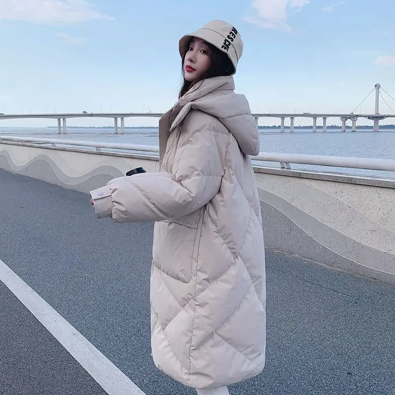 Winter Women's Cold Coat Parkas Jackets Super Hot Coats Hooded Long Cotton Padded Jacket Womens Winter Clothing 2022 Fashion