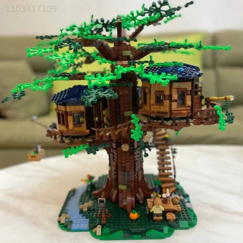 3036pcs large size Tree House Compatible 21318 The Biggest Building Blocks Bricks DIY Toys Birthday Christmas Gift Toy