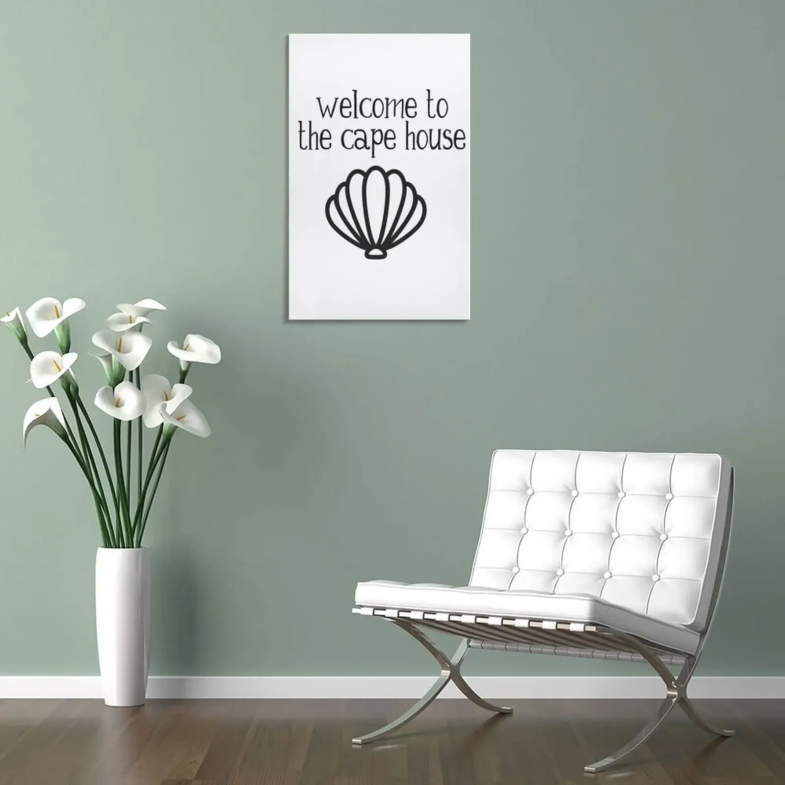 Добро пожаловать в домик-накидка - картина на холсте с гребешком постеры стену