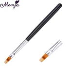 Monja 9 цветов, ручка для дизайна ногтей, кисть для рисования, акриловый УФ-гель, удлиняющее покрытие, ручка для рисования, сделай сам, Маникюрный Инструмент